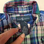 Ralph Lauren overhemd baby groen/blauw geruit mt 68 nr 47981, ., Ophalen of Verzenden, Zo goed als nieuw, Ralph Lauren