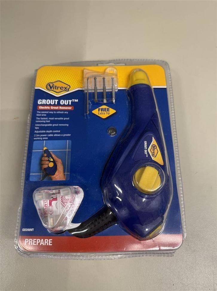 Vitrex Voegen Verwijderen Vloer-/Wandtegels Elektrisch Verwi, Doe-het-zelf en Verbouw, Gereedschap | Handgereedschap, Nieuw, Ophalen of Verzenden