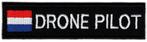 Drone Pilot stoffen opstrijk patch embleem, Ophalen of Verzenden, Nieuw, Shirt