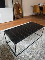 Salontafel Zuiver zwarte tegeltjes, Huis en Inrichting, Ophalen, 100 tot 150 cm, 50 tot 100 cm, Zo goed als nieuw