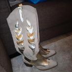 lucky shoes beige gouden laarzen, 39., Ophalen of Verzenden, Nieuw, Beige
