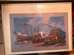 Paul Kerrebijn print gesigneerd in lijst, Antiek en Kunst, Ophalen of Verzenden
