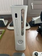 Xbox 360 pro met 2 controllers, racestuur en extra opslag, Spelcomputers en Games, Spelcomputers | Xbox 360, Gebruikt, Ophalen of Verzenden
