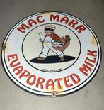Mac Marr Emaille Bord - Evaporated Milk - 30cm, Verzamelen, Ophalen of Verzenden, Gebruikt, Reclamebord