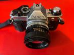 Canon AE-1 Program and lens, Ophalen, Gebruikt, Spiegelreflex, Canon