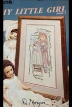 BORDUURPATROON LEISURE ARTS MY LITTLE GIRL, Verzenden, Zo goed als nieuw, Handborduren, Patroon