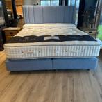 Somnus Boston Decorus Boxspring - 180x200cm, Huis en Inrichting, Slaapkamer | Bedden, Blauw, 180 cm, 200 cm, Stof