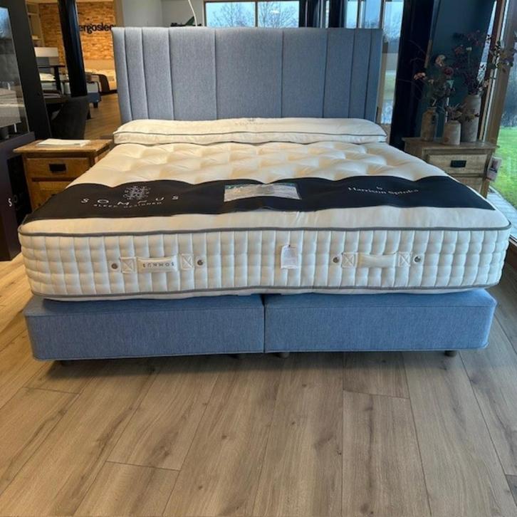 Somnus Boston Decorus Boxspring - 180x200cm, Huis en Inrichting, Slaapkamer | Bedden, Nieuw, Tweepersoons, 180 cm, 200 cm, Stof