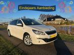 Peugeot 308 SW 1.2 PureTech Style Leer / Pano / Wit Metallic, Auto's, Voorwielaandrijving, Gebruikt, Euro 6, 1165 kg