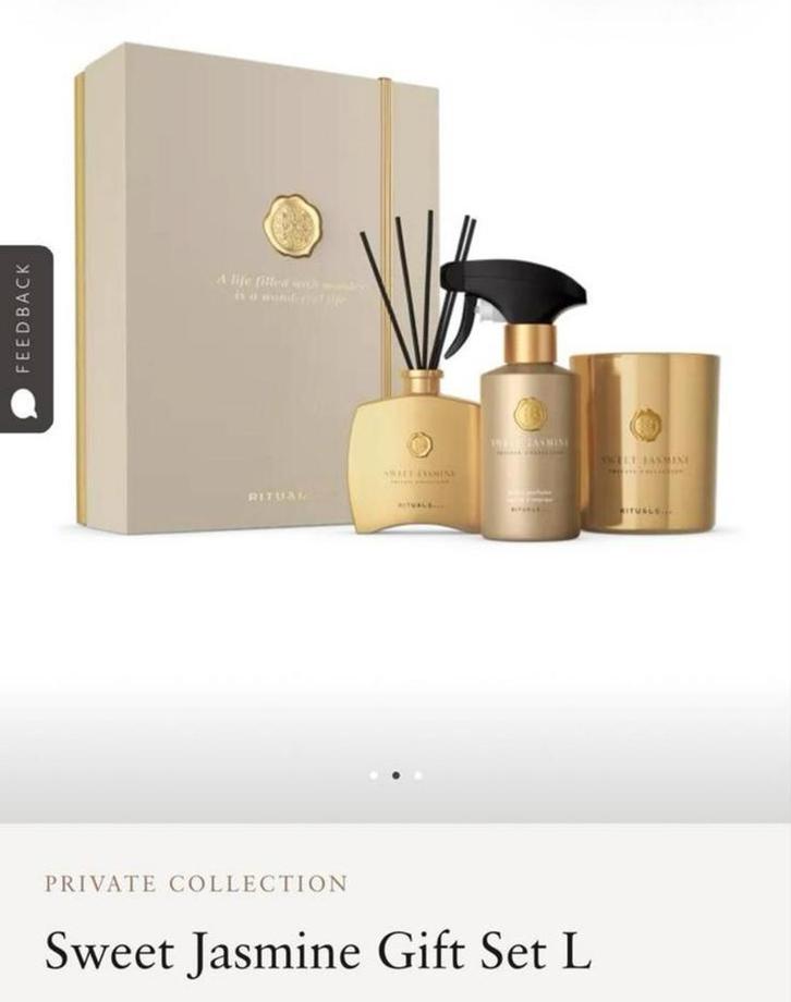 Rituals Sweet Jasmine Giftset 🎁🤩  Nieuw!, Sieraden, Tassen en Uiterlijk, Uiterlijk | Parfum, Nieuw, Ophalen of Verzenden