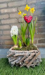 flower arrangement plus a glass heart, Tuin en Terras, Vaste plant, Ophalen, Volle zon