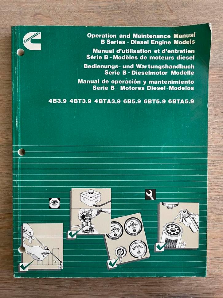 Cummins B series motoren gebruik en onderhoud handleiding, Auto diversen, Handleidingen en Instructieboekjes, Ophalen
