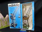 015=Marklin 7051 elektrische hijskraan.77, Wisselstroom, Gebruikt, Rails, Ophalen of Verzenden