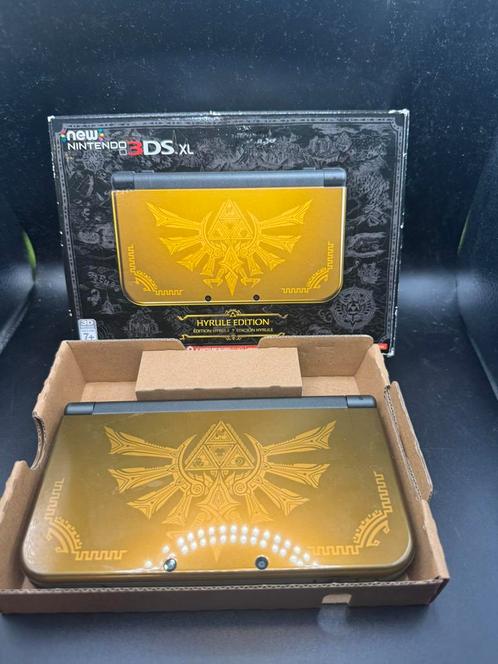 New 3ds xl zelda hyrule editie usa top ips, Spelcomputers en Games, Spelcomputers | Nintendo 2DS en 3DS, Zo goed als nieuw, 3DS