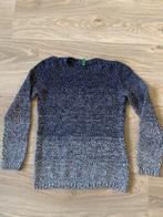 Beneton, Blauwe trui, maat 152, Ophalen of Verzenden, Zo goed als nieuw, Jongen, Trui of Vest