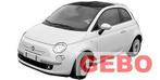 Fiat 500 2007/2015 voorkop bumper motorkap spatborden  plaat, Auto-onderdelen, Voor, Nieuw, Ophalen of Verzenden, Bumper