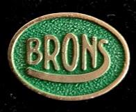 Brons speld- groen gelakt, Verzamelen, Verzenden, Nieuw, Transport, Speldje of Pin