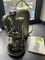 Vintage Theodoliet, landmeetkunde, hoekmeetinstrument, Audio, Tv en Foto, Optische apparatuur | Microscopen, Gebruikt, Ophalen of Verzenden