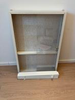 Vitrinekast, Huis en Inrichting, Kasten | Vitrinekasten, Ophalen, 50 tot 100 cm, Zo goed als nieuw, 150 tot 200 cm