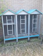 Vogelkooi/Volière 195x50x160cm, Dieren en Toebehoren, Vogels | Hokken en Kooien, Ophalen, Gebruikt, Metaal, Volière