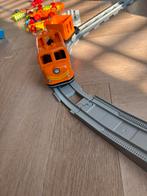 Duplotrein 10875 met uitbreiding slagbomen en brug, Ophalen of Verzenden, Zo goed als nieuw, Duplo