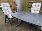 Gratis tuinset - tafel, 3 stoelen, kussens, Tuin en Terras, Ophalen