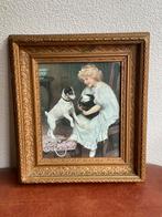 Prent ‘Save Quarters’ Elsley goudkleurige lijst, Antiek en Kunst, Kunst | Schilderijen | Klassiek, Ophalen of Verzenden