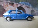 1/43 Fiat Ritmo - Mattel Mebetoys A119 metallic-blauw, Ophalen of Verzenden, Gebruikt, Auto, Overige merken