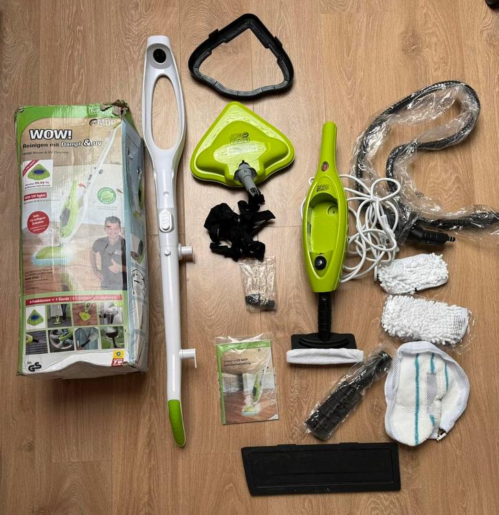 Livington UV Mop incompleet, Witgoed en Apparatuur, Stoomapparaten, Zo goed als nieuw, Stoomreiniger, Ophalen