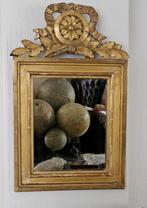 Antieke bois doré bruidsspiegel / houten vergulde spiegel, Antiek en Kunst, Antiek | Spiegels, Ophalen of Verzenden, Rechthoekig