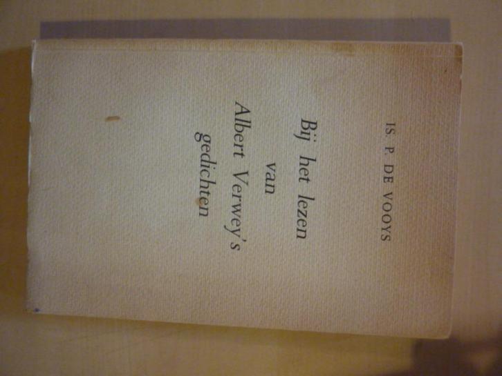 P. de Vooys - Bij het lezen van Albert Verwey's gedichten, Boeken, Gedichten en Poëzie, Gelezen, Verzenden