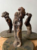 Druiventakken bewerkt tot hout sculpturen, Ophalen of Verzenden