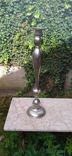 Vintage Metalen Kandelaar xl, Overige kleuren, Ophalen of Verzenden, Zo goed als nieuw, Kandelaar
