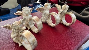 Servetringen engelen engeltjes kerst beschikbaar voor biedingen