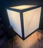 Vintage Japanse kubus wandlamp, Huis en Inrichting, Ophalen of Verzenden, Zo goed als nieuw, Minder dan 50 cm