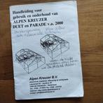 Vouwwagen alpenkreuzer, Caravans en Kamperen, Vouwwagens, Ophalen, Alpenkreuzer, Beige, Aanwezig