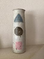Retro Vaas. Handgemaakt Hoog Cilinder Uniek model.1960., Ophalen of Verzenden, Zo goed als nieuw, Overige materialen, Minder dan 25 cm