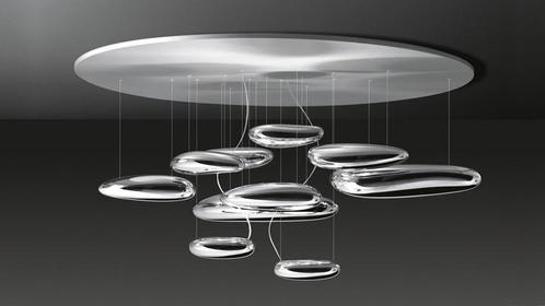 Z.g.a.n. Artemide Mercury Ceiling rvs/chroom diameter 110 cm, Huis en Inrichting, Lampen | Plafondlampen, Zo goed als nieuw, Metaal