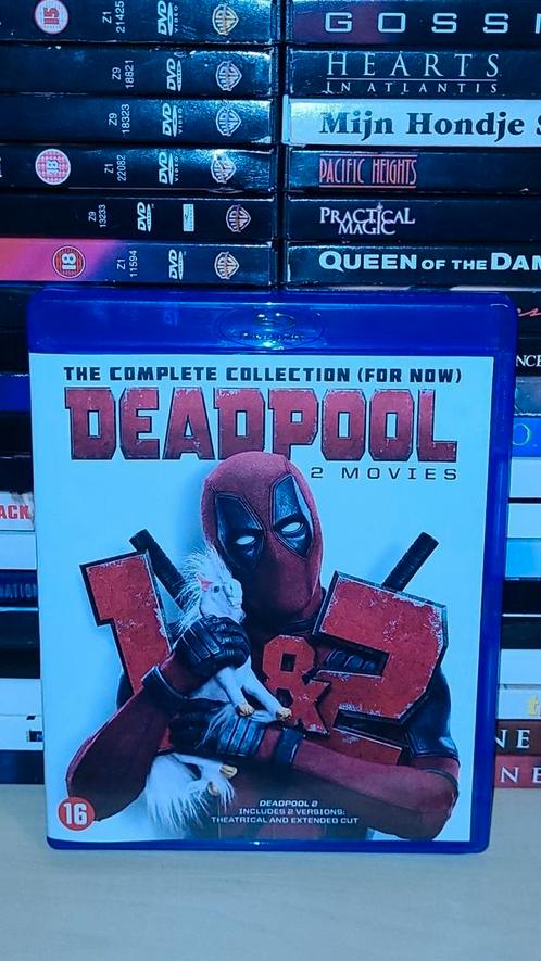 Deadpool 1 & 2 (2016-2018) - Marvel - Ryan Reynolds (3 Disc), Cd's en Dvd's, Blu-ray, Zo goed als nieuw, Actie, Verzenden