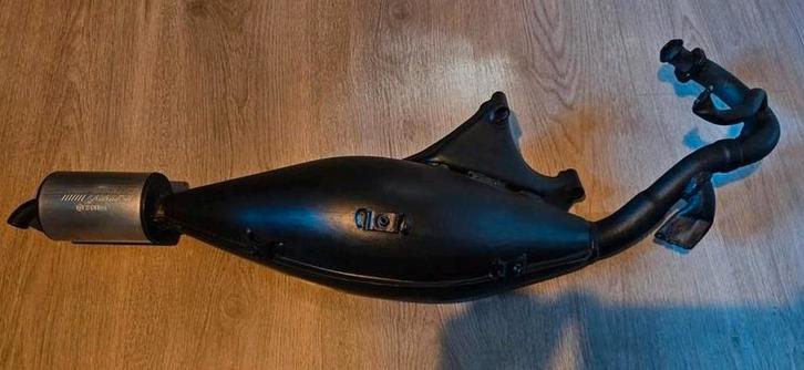 Piaggio / Gilera Runner Uitlaat SC48 e3 begrensd, Fietsen en Brommers, Brommeronderdelen | Puch, Gebruikt, Uitlaat, Ophalen of Verzenden