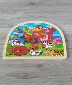 Houten puzzel Arc van Noach - 15 stukjes, 2 tot 4 jaar, 10 tot 50 stukjes, Ophalen of Verzenden, Zo goed als nieuw