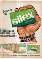 Retro reclame 1966 Silex voorwasmiddel wasmiddel inweken, Verzamelen, Retro, Ophalen of Verzenden