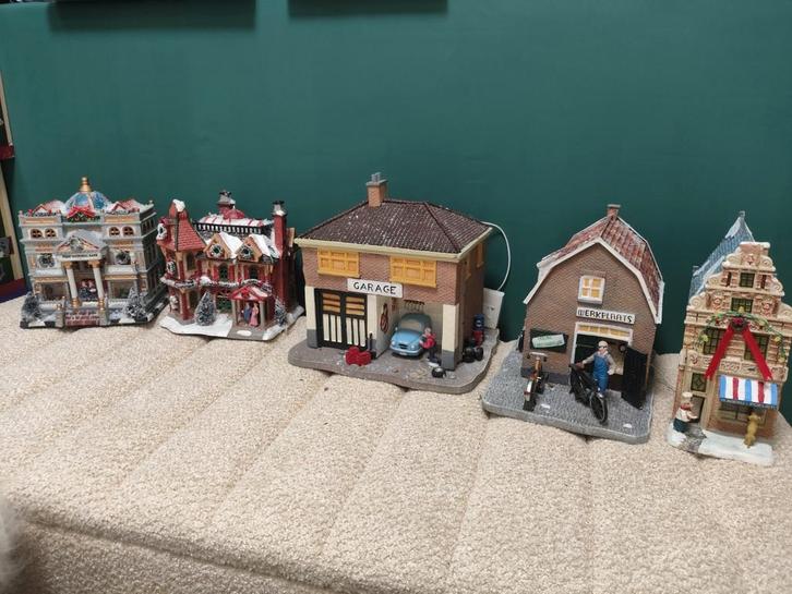 Kersthuisjes Collectie zonder doos, Diversen, Kerst, Gebruikt, Ophalen