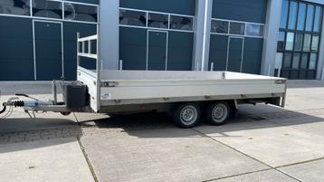 Proline platauwagen aanhanger met rijplaten 2m x 4m 2700kg beschikbaar voor biedingen
