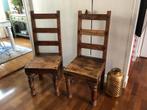 2 Mooie eikenhouten stoelen, Antiek en Kunst, Antiek | Meubels | Stoelen en Banken, Ophalen