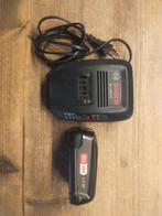 Bosch 18V Accu + Oplader - Goed Werkend, Ophalen of Verzenden, Gebruikt