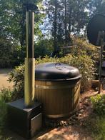 Houtgestookte Hottub Kirami 6 persoons, Tuin en Terras, Bubbelbaden en Hottubs, Ophalen of Verzenden, Zo goed als nieuw