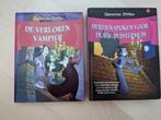 2 Boeken Geronimo Stilton, waarvan 1 dubbel pocket. IZGS, Ophalen of Verzenden, Zo goed als nieuw