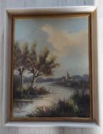 Origineel schilderij van H.C. Hermans., Antiek en Kunst, Kunst | Schilderijen | Klassiek, Ophalen of Verzenden