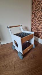 Janod Houten Loopwagentje / Karretje, Ophalen, Gebruikt, Duw- of Trekspeelgoed